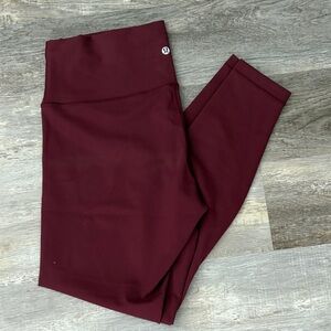 lululemon athletica Maroon Leggings